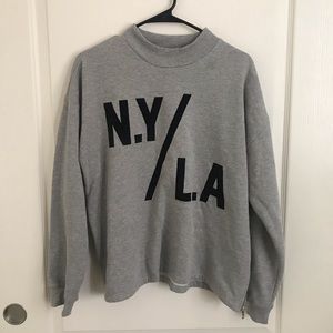 Grey Crew Neck Sweater